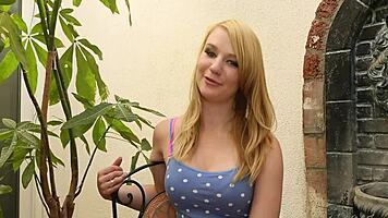 Horny slut deepthroats boner melts it with rough sucking and ball licking