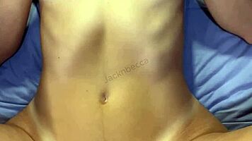 Skinny college slut girlfriend fucked hard missionary moaning