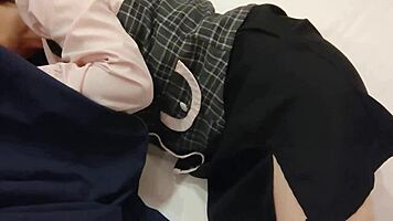 amateur ol assistant squirms from intense cunnilingus into creampie bliss