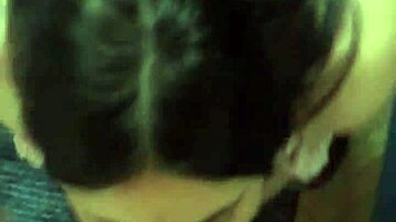 Brunette Gia chained on knees for sloppy face fucking