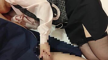 amateur ol assistant squirms from intense cunnilingus into creampie bliss