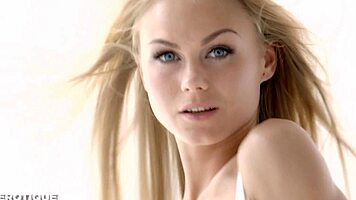 Dominant blonde Nancy A moans as boyfriend rims her perfect ass