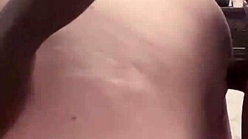 Curvy BBW thick ass white babe sucks and rides monster BBC doggystyle