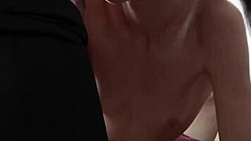 you see candie cross's skirt and pigtails i grabbed her hair face fucked her deep