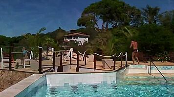 Blonde teen surrenders to intense outdoor fucking thrill