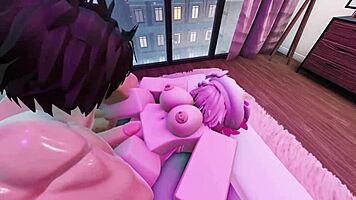 Petite Slut Begs for Quick Pussy Pounding in Roblox Condo