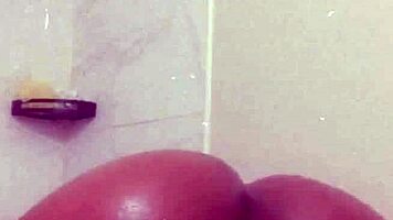 creamy ebony milf bends over for deep doggystyle thrusting