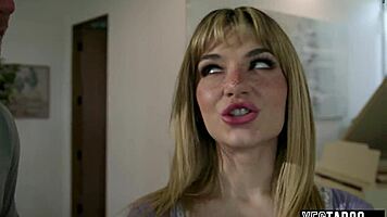 tiny punished teen feels intense garage pounding