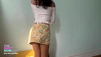 Petite Middle Eastern Teen Stretches Tight Asshole Huge Pink Dildo Climax