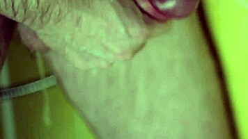 young stallion steams up shower with teasing strokes