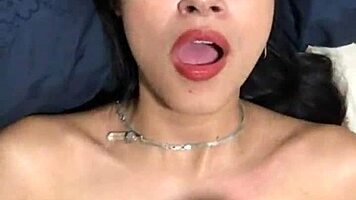 Intense missionary pounding leads to explosive squirt creampie finish for young latina