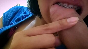 Busty Brunette Milf Delivers Epic Blowjob Before Wild Creampie Ride!