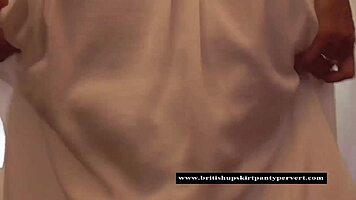 british skirt upskirt reveals amateur mature panties up close