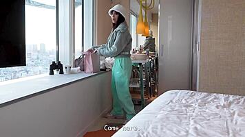 Sneaky Colombian Thief Caught and Punished with Rough Double Anal Penetration