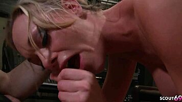 big tits singer rides producer's monster cock cowgirl style in studio creampie finish