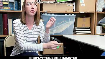 lp officer rams monster cock into shoplifting asian teen at work