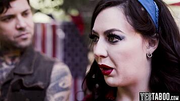 innocent petite virgin overwhelmed by step uncle's massive cock gangbang