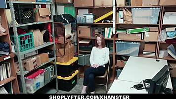 lp officer rams monster cock into shoplifting asian teen at work