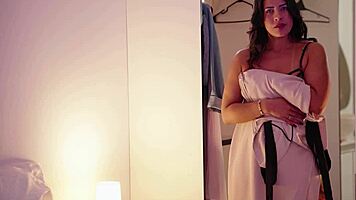 curvy colombian milf neighbor blows fat cock then rides to cumswap