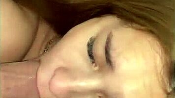 athletic brunette roommate flashes her narrow ass during dirty homemade workout