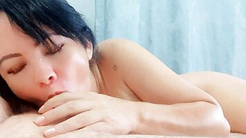 School Friend's Mom Gives Novinho Epic Japanese Facial Handjob