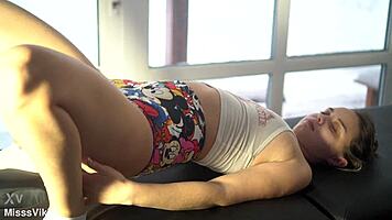Yga stretches sheer with pretty Misssvikki