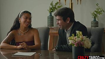 horny bride gizelle blanco slams big ass shamelessly on cock