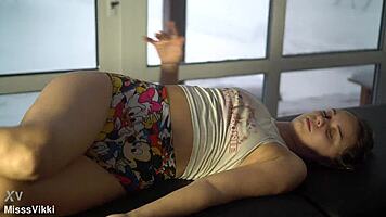 Yga stretches sheer with pretty Misssvikki