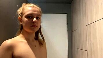 Gym's Hidden Corner Sparks Secret Self-Pleasure Thrill