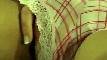 bold mistress dominates handmaiden with intense lesbian slave pleasures fingering and strapon