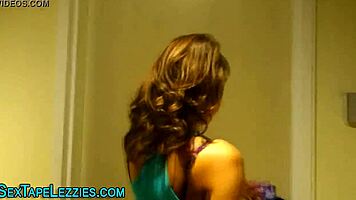 ebony teen babe teases in heels showing off her curves