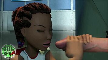 black teen 18+ sucks monster cock at glory hole