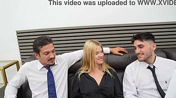 my best friend and i fuck the hot petite blonde stepsister hard