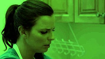 bigtitted mature babe dives into passionate 69 with her shaved partner