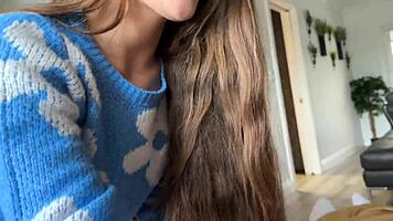 Juniper Ren cowgirl creampies Scott Stark pov