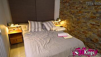 Petite Brunette Teen Seduction Leads to Horny Doggystyle and Cowgirl Riding at Home