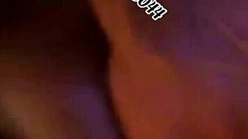 Steamy Nigerian petite lady whore gets homemade pussy fucked by big cock pickup