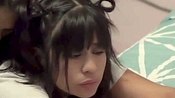 deliciosa morenita rides novio's cock moaning in peruvian bedroom heat