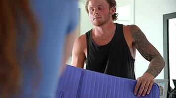 Big ass cheerleader Kait delivers blowjob then hardcore pounding