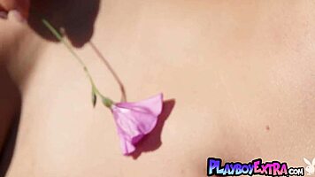 skinny latvian brunette ilvy kokomo sunbathes nude outdoors