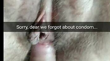 Girlfriend's pussy takes risky creampie on ovulation day