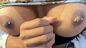 I'm cumming so hard on this black guy's throbbing dick as horny Brazilian babe