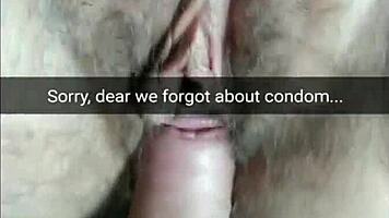 Girlfriend's pussy takes risky creampie on ovulation day