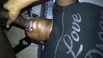 my nudes made this petite ebony nympho beg for monster bbc pounding