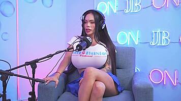 Nikollelove's Huge Tits Oiled Up, Pussy Destroyed to Orgasm