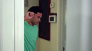 Milf handcuffs herself begging for wild pussy licking action!