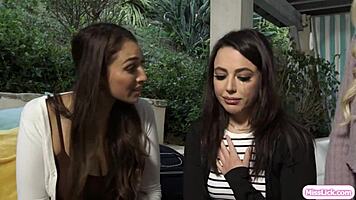 Lick my pussy you hot brunette neighbor