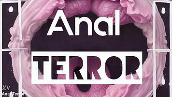 monster cock destroys young sluts tight ass in rough anal pounding frenzy