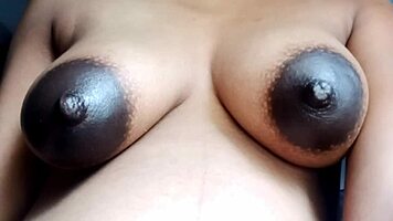 amazing indian teen's huge natural milk boobs bounce in solo tease