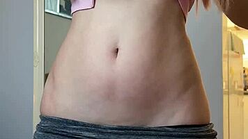 Petite maiskii strips teases shaved pussy with toys fingering to orgasm